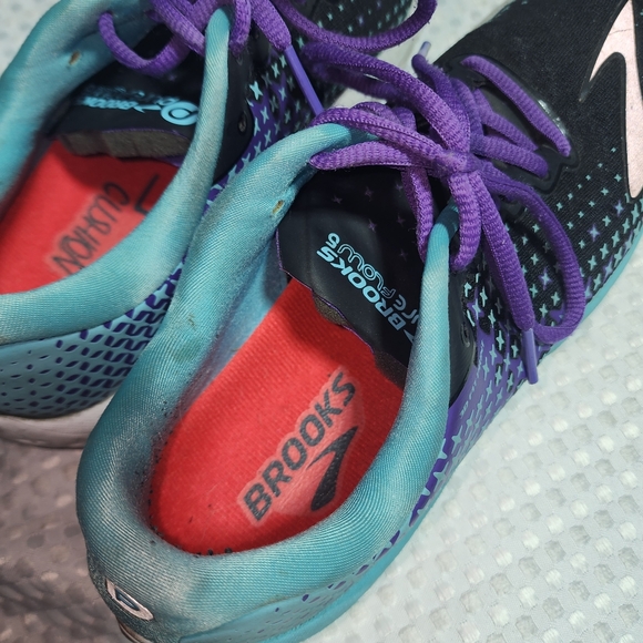 BROOKS GUC WOMEN'S SIZE 9.5 PUREFLOW 5 RUNNING SNEAKERS SHOES - Picture 4 of 7